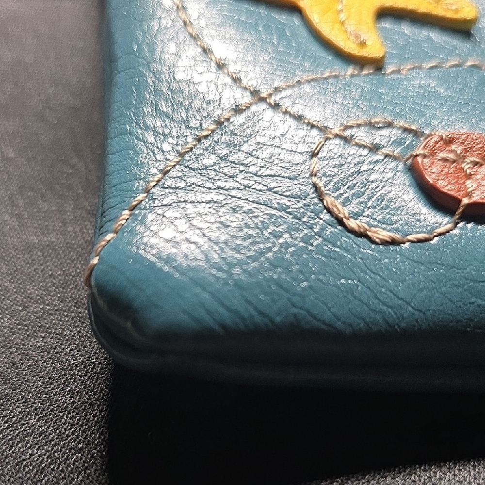 Chala Teal Wallet with Octopus and Starfish Design - Picture 11 of 13